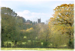 print of St. James Church Tower, Winscombe.