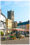 print of Market Day, Axbridge.